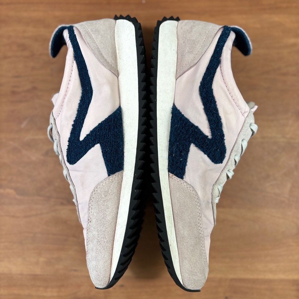 Rag & Bone NY Retro Runner Lace Up Sneakers Pink & Blue Suede, Womens size 41 - Picture 8 of 15